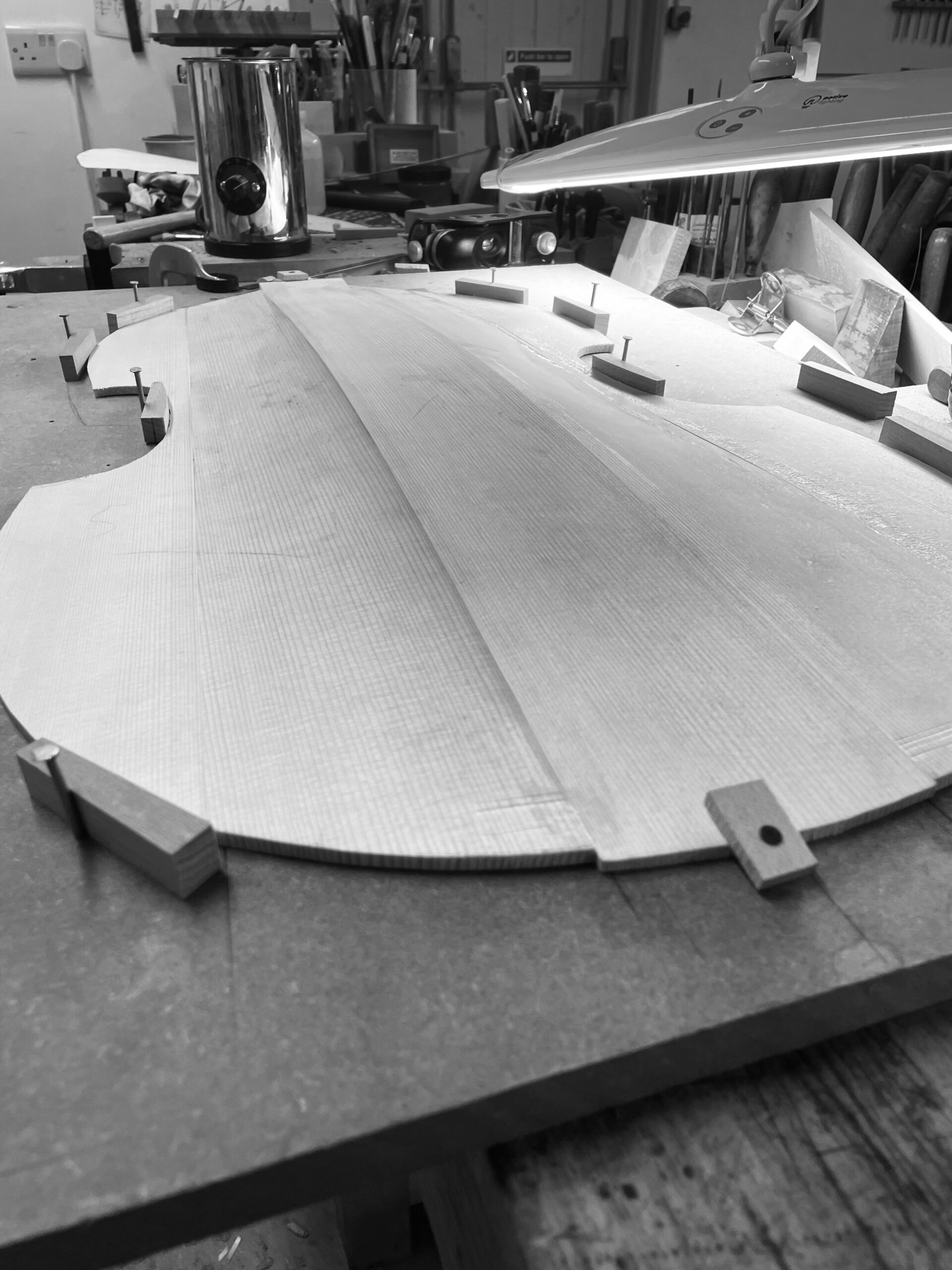 Bent front, bass viol, tenor viol, treble viol, wedges, Colichon, Collichon, Jaye, Meares